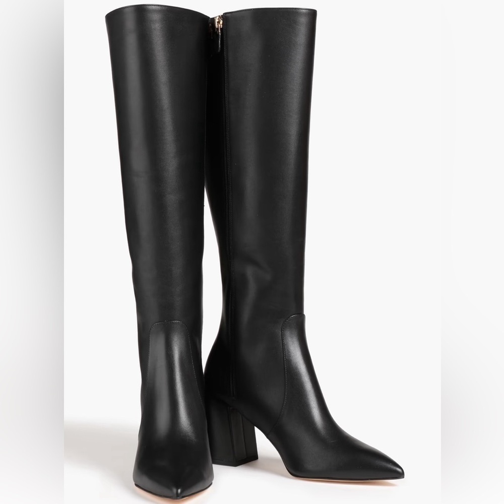 Stuart Weitzman Avenue 85 Block Heel Knee High Boots